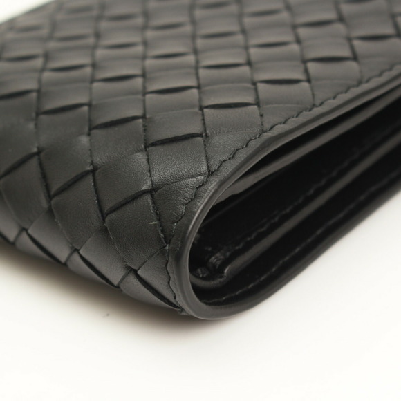 Bottega Veneta Intrecciato Bifold Wallet Black - Picture 7 of 9